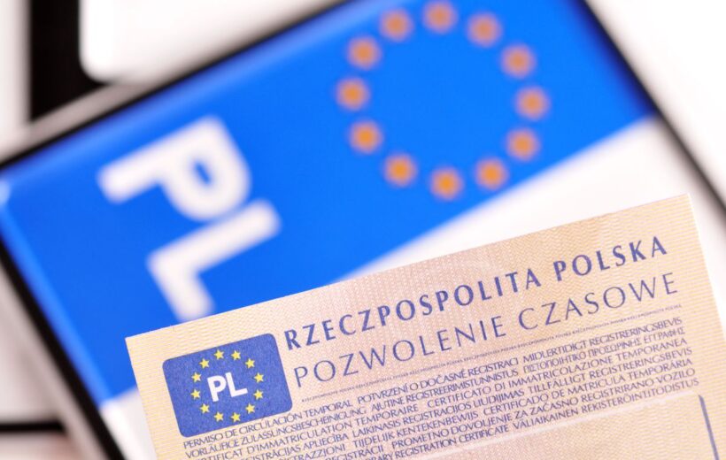 rejestracja pojazdu